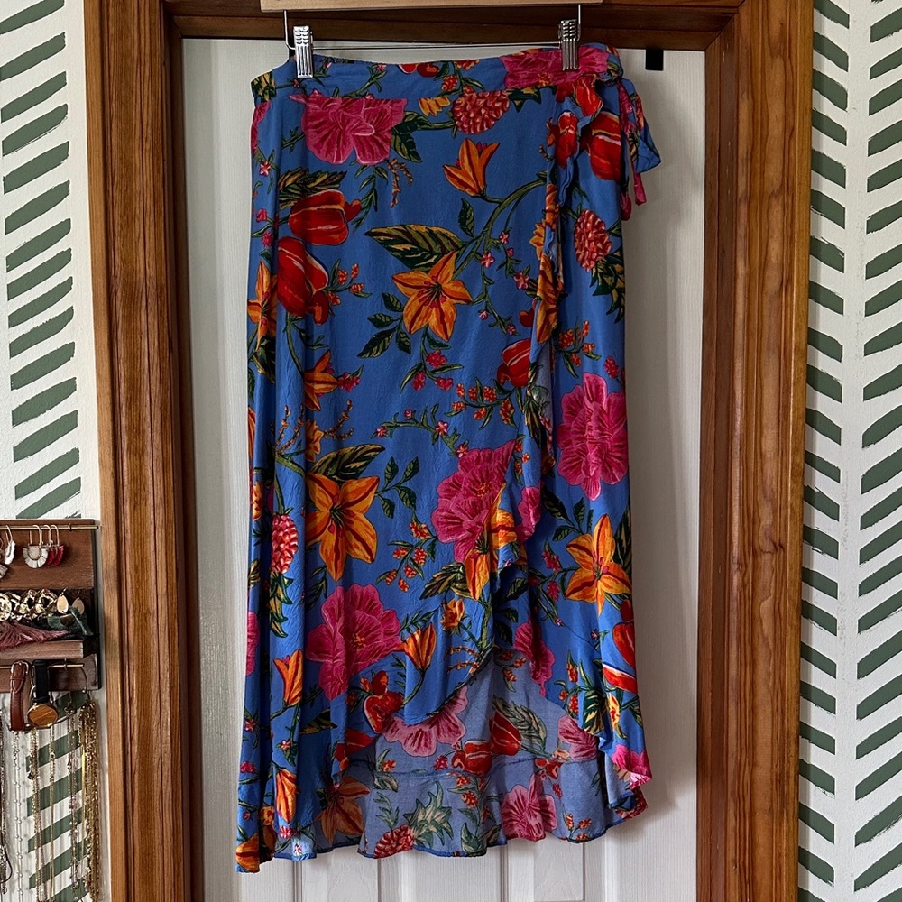 Cynthia Rowley Colorful Floral Skirt